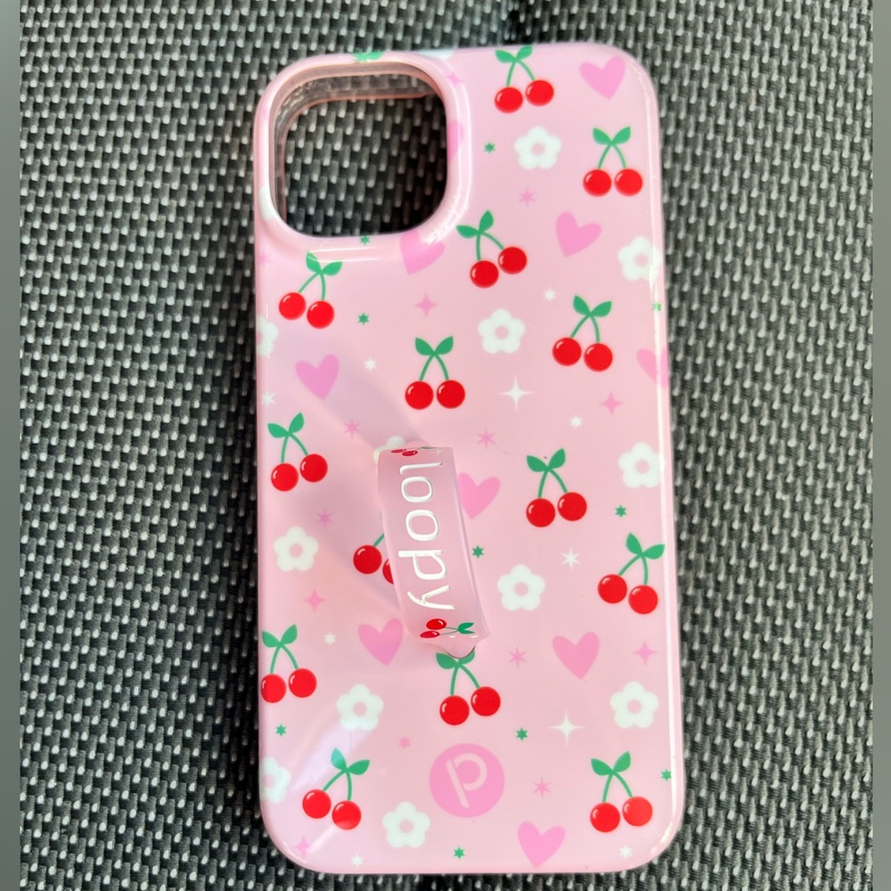 iPhone 13/14 Cherry Loopy Case